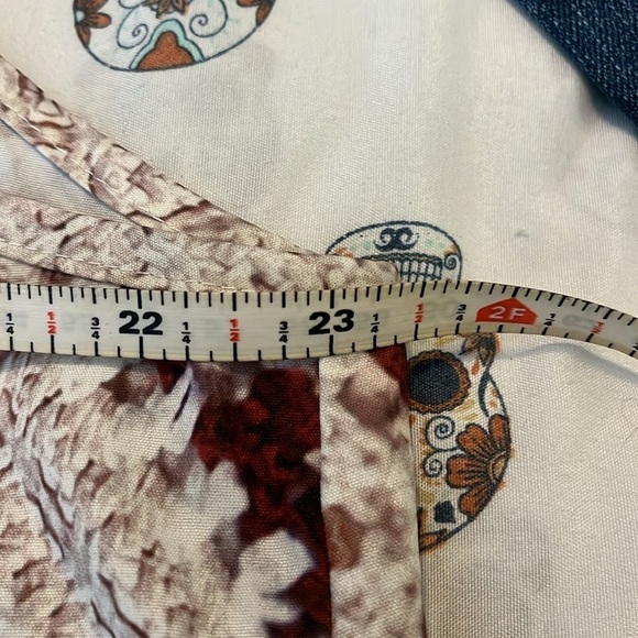 Shein Curve 2XL Granny Square spaghetti strap w/ fringe tank. - Picture 8 of 12